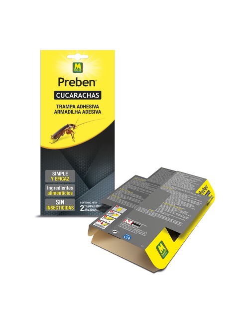 Trampa adhesiva para cucarachas 2 uds
