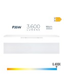 Regleta led 35 w 6400 k luz fria 3600 lm 12 x 90 x 4,5 cm