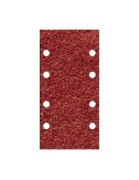 Hojas de lijar adhesivas de corindón perforadas, 93 x 185 mm, grano 120, pack 10 uds