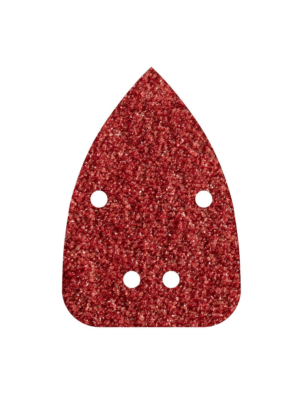 Hojas de lijar adhesivas de corindón perforadas 96 x 136 mm, grano 80, pack 10 uds