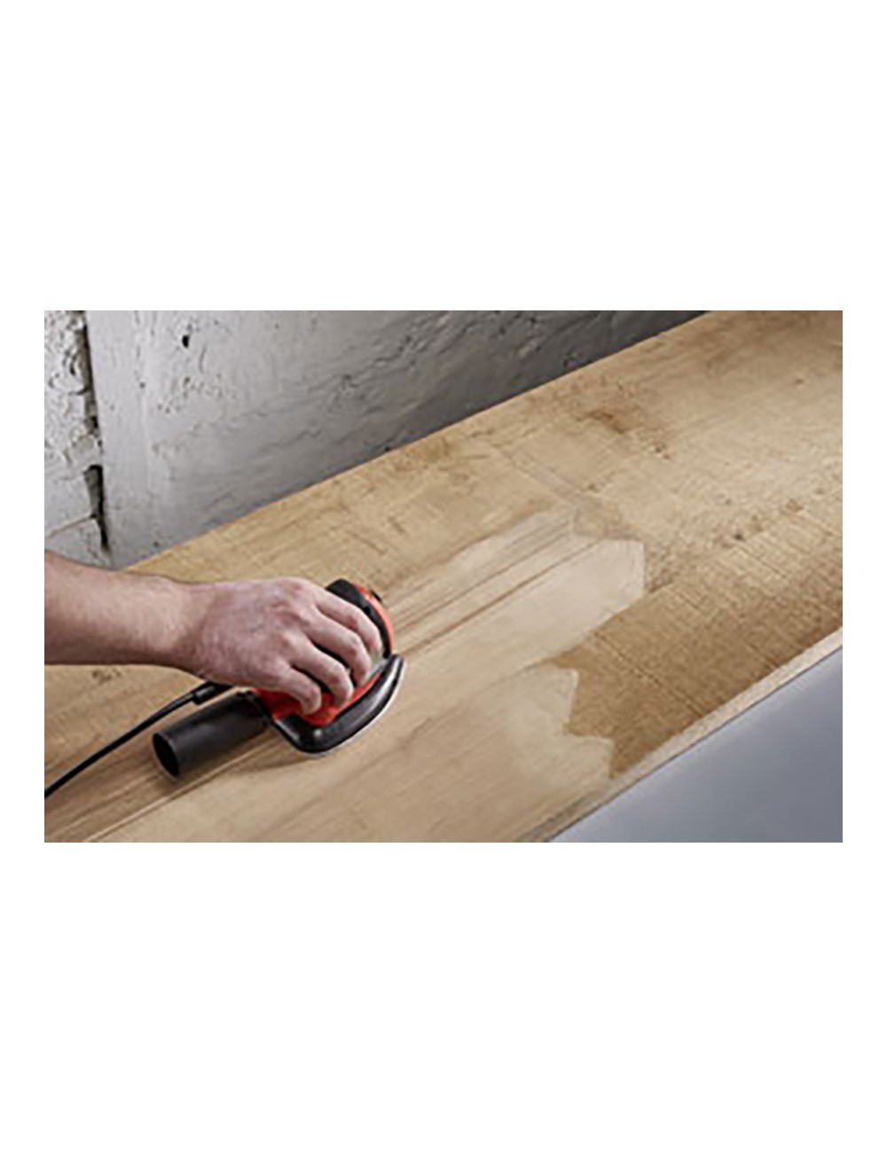 Hojas de lijar adhesivas de corindón perforadas 96 x 136 mm, grano 80, pack 10 uds