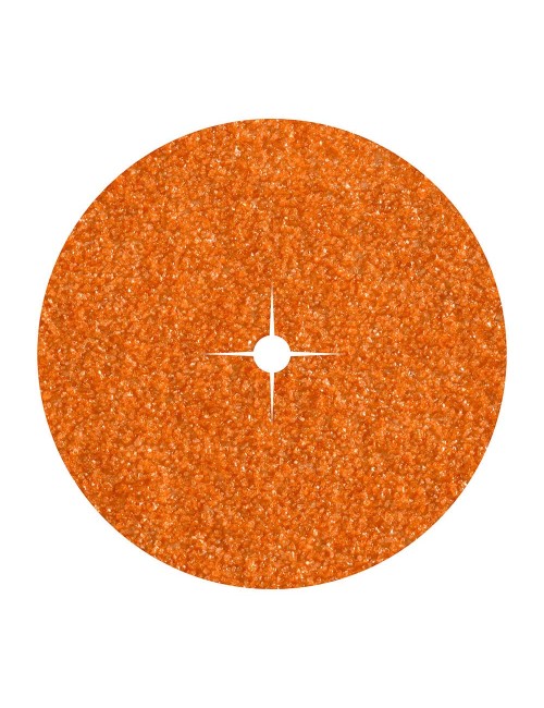 Discos de papel abrasivo de corindón ø125 mm, grano 80, pack 10 uds
