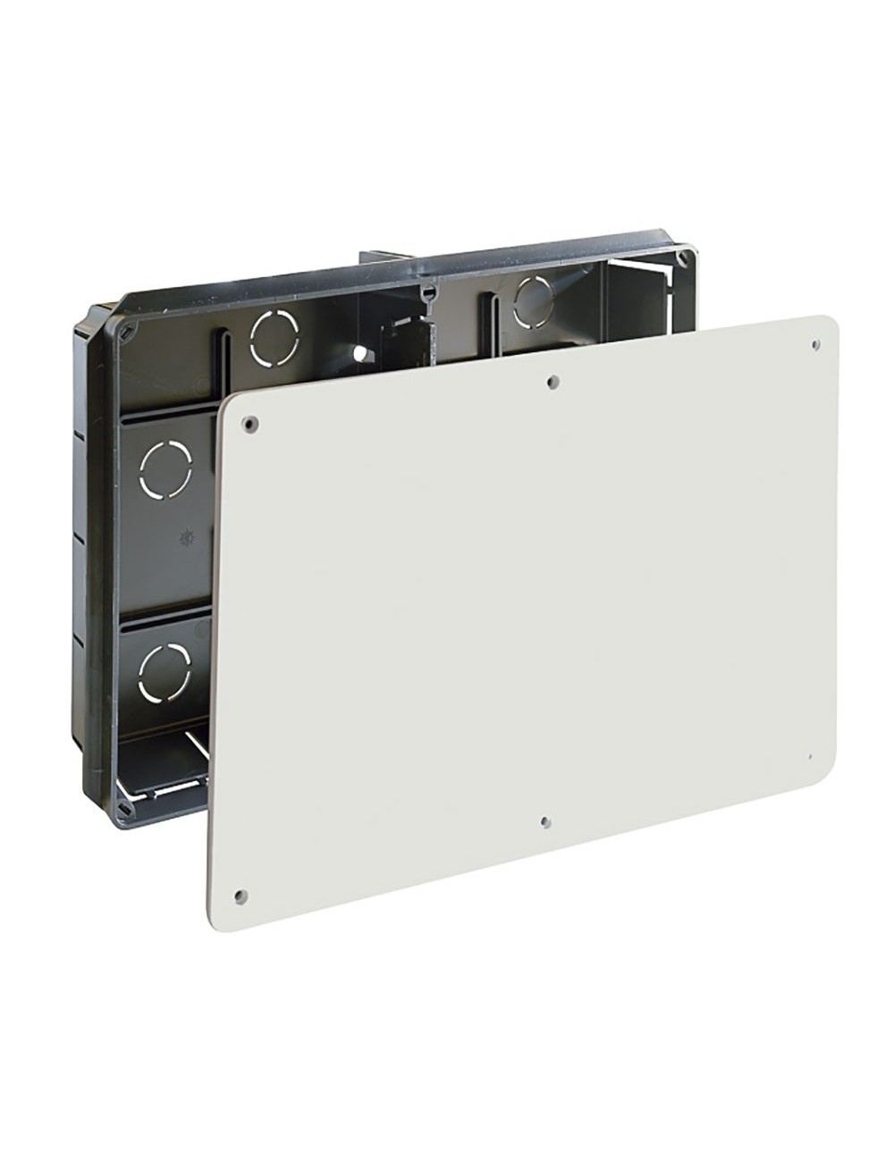 Caja rectangular 300x200x60mm con tornillos (retractilado) solera 5502 Caja rectangular 300x200x60mm con tornillos (retractilado) solera 5502