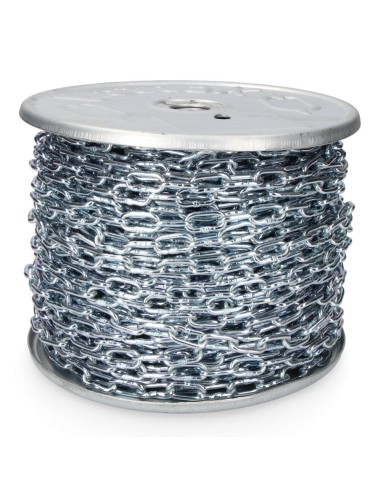 Bobina cadena zincada ø5mm (25kg) 56m katiak