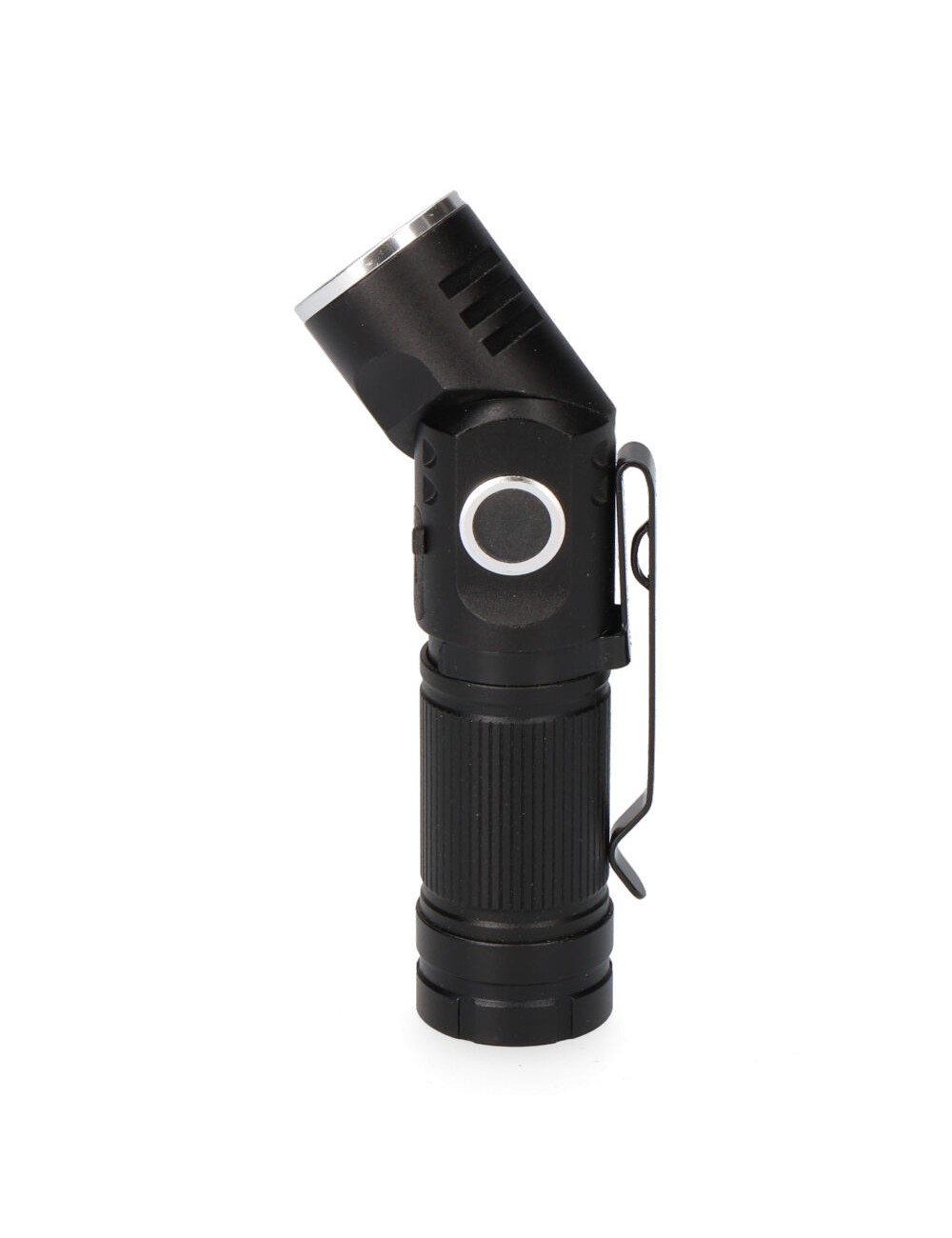 Mini linterna led nano vortex, direccionable, aluminio, recargable, 8w 450 lm