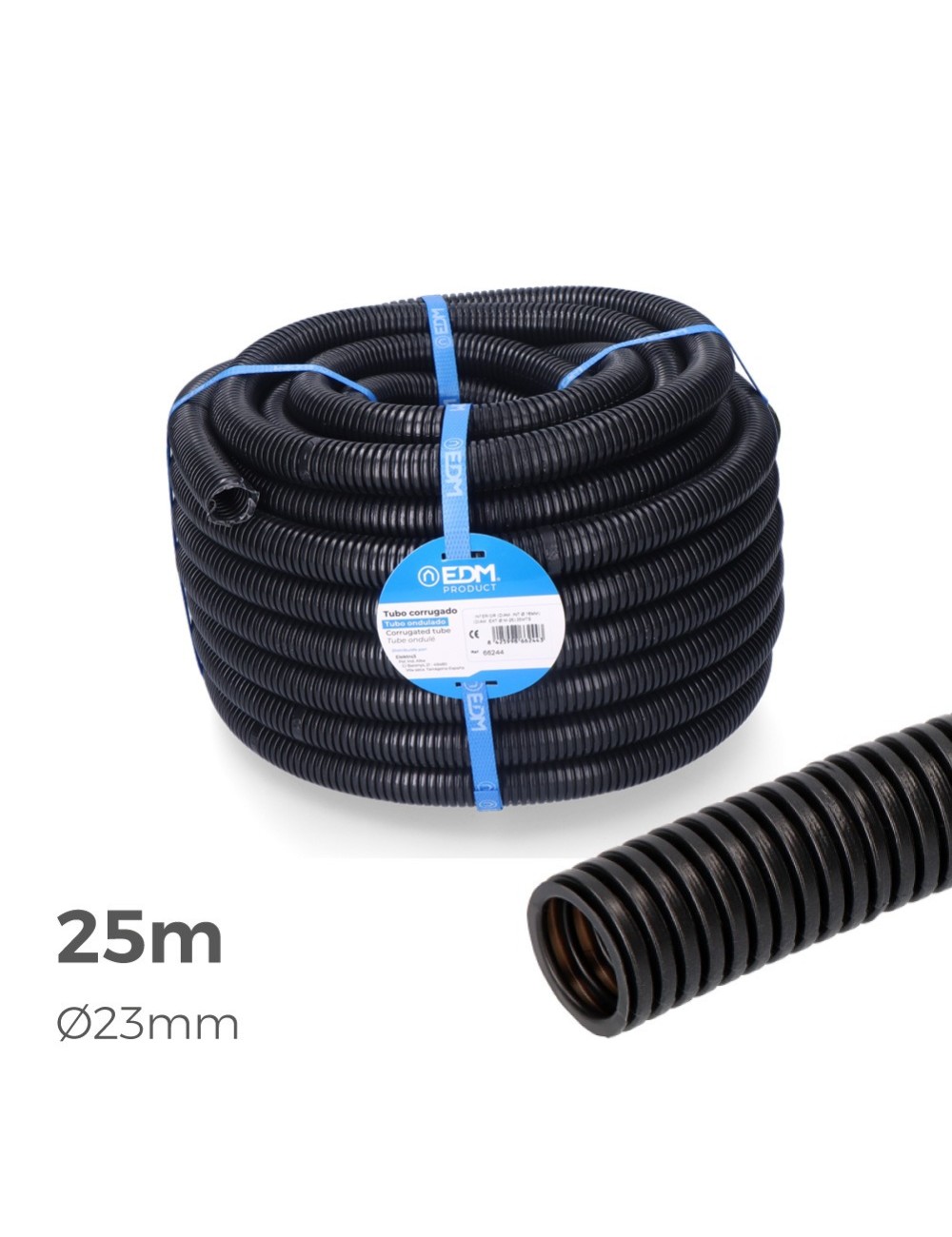 Corrugado para interior medida 23mm m-32 25m ce Corrugado para interior medida 23mm m-32 25m ce