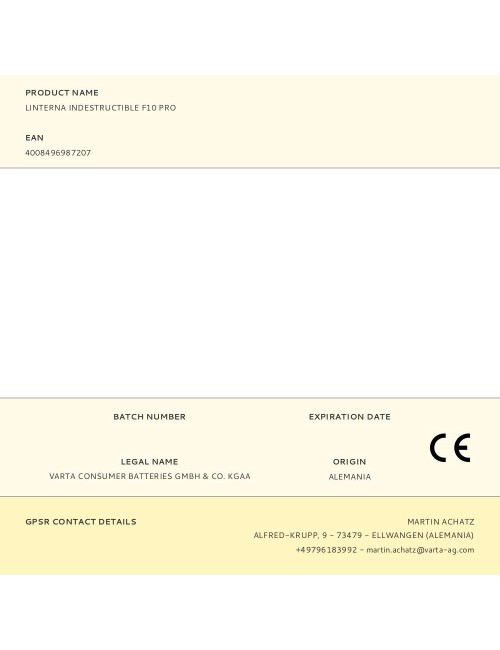 Linterna indestructible f10 pro