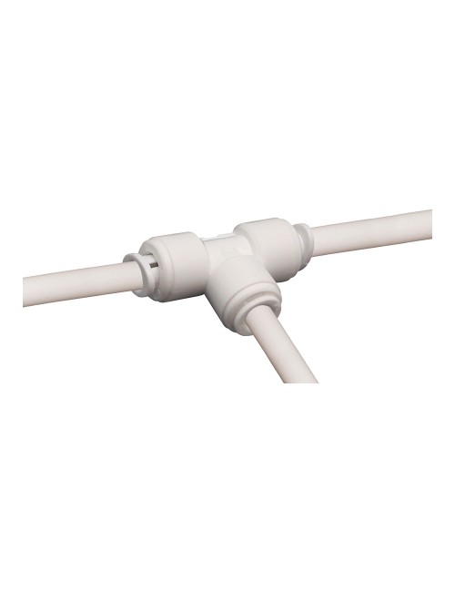 Adaptador "t" de distribución automática 1/4"