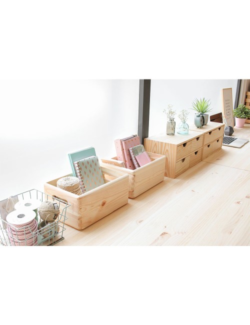 Caja de pino 40 x 30 x 14 cm