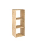 Estanteria modular 3 cubos dinamic pino macizo 107 x 36,2 x 34 cm