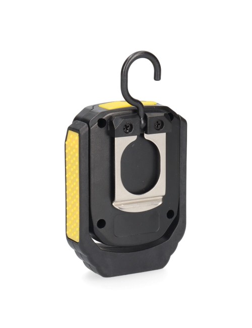 Linterna con 1 led 10w 900lm compact recargable. base magnetica. edm