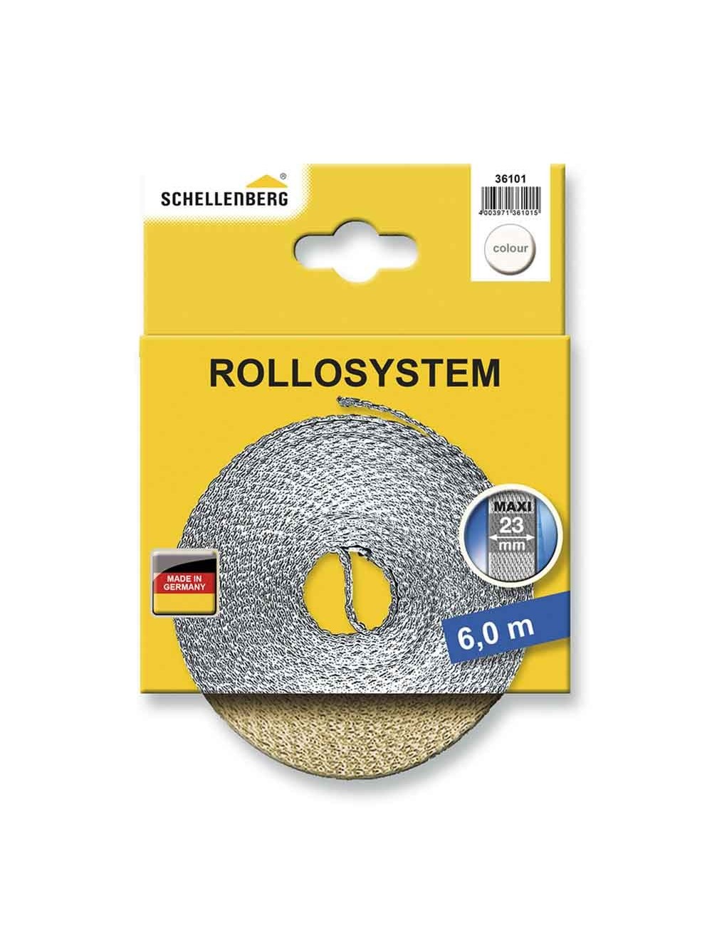 Cinta de persiana 23mm x 6m beige schellenberg Cinta de persiana 23mm x 6m beige schellenberg