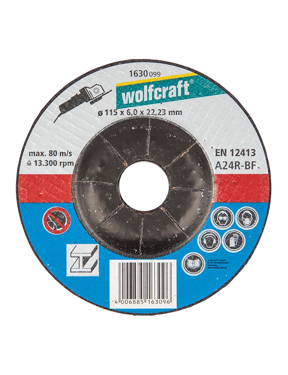 Disco desbaste ø115 x 6,0 x 22,23 mm