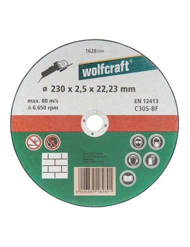 Disco corte para piedra ø230 x 2,5 x 22,23 mm