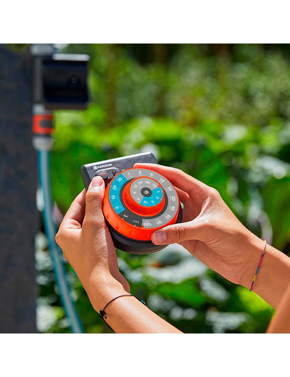 Programador de riego analogico easy plus gardena