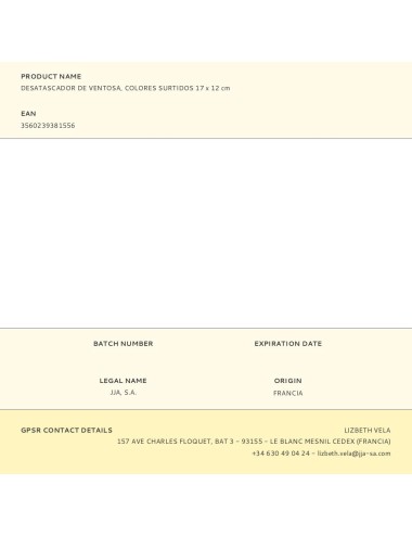 Desatascador de ventosa, 17 x 12 cm