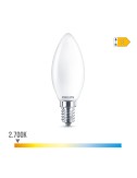 Bombilla vela led e14 6,5 w 806 lm 2700 k luz calida ø3,5 x 9,7 cm