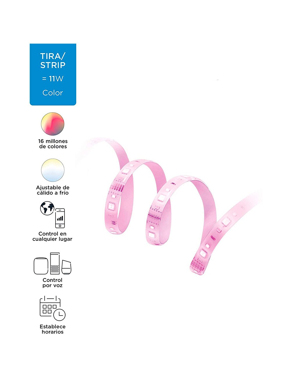 Extension tira de led 1m 880 lm