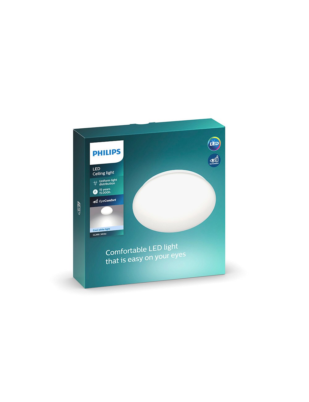 Plafón led circular moire 17 w 4000 k 1900 lm ø32 x 6,8 cm