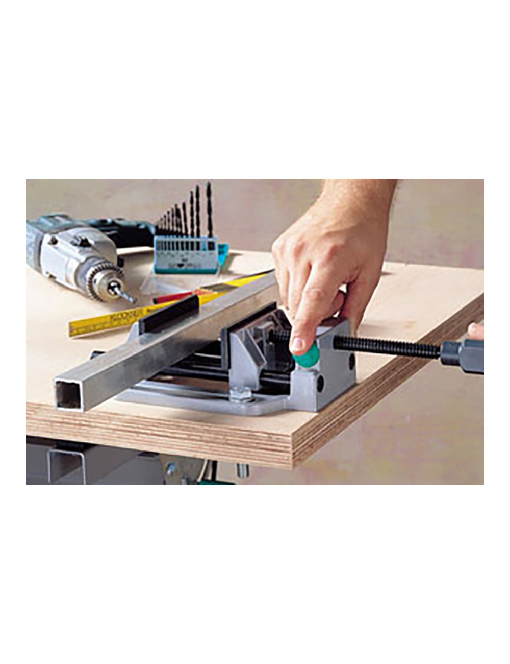 Torno instantáneo, ancho de boca 100 mm