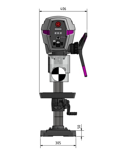 Taladro de Columna y Sobremesa DP 26-T - 400V