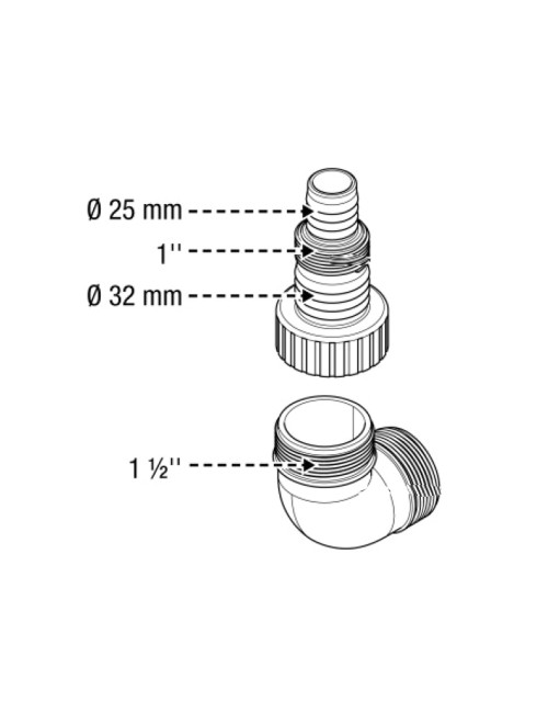 Bomba sumergible aguas limpias 500w