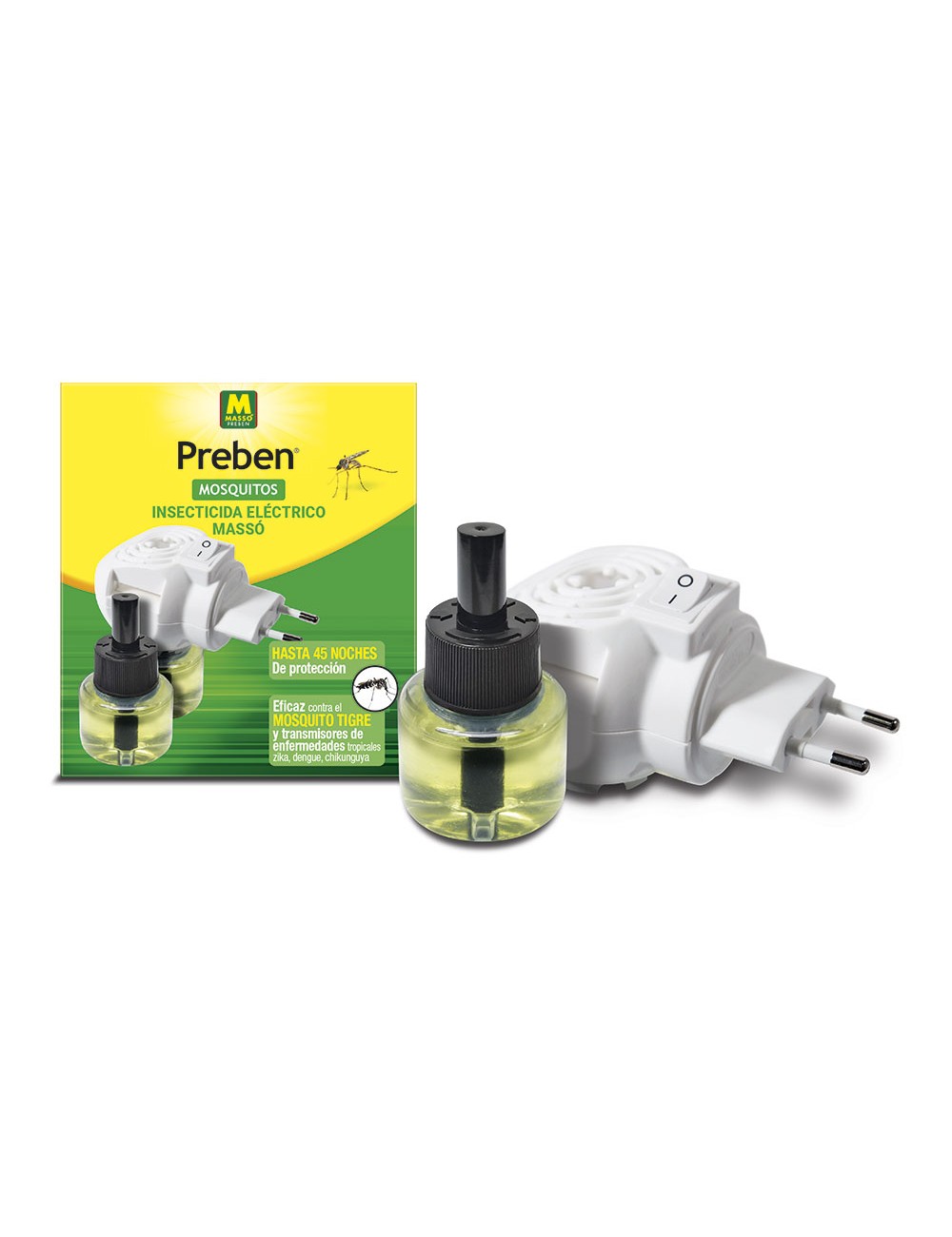 Insecticida para mosquitos eléctrico 33 ml + recambio