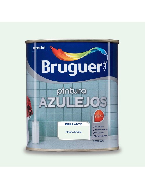 Pintura azulejos blanco harina brillante 750 ml