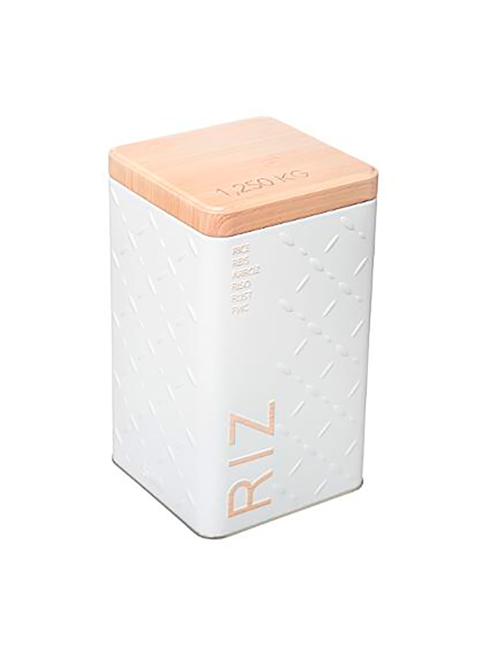 Caja metálica modelo scandi nature para arroz 1250 g