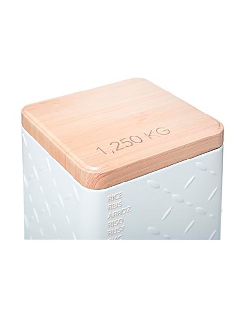 Caja metálica modelo scandi nature para arroz 1250 g