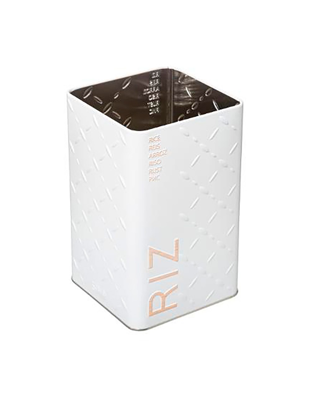 Caja metálica modelo scandi nature para arroz 1250 g