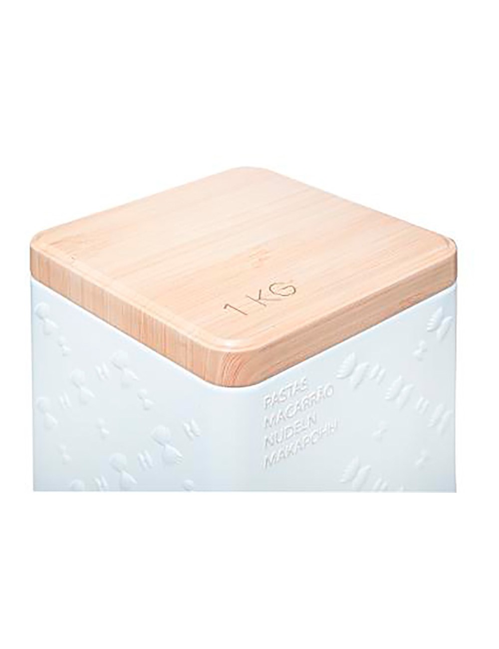 Caja metálica modelo scandi nature para pasta 500 g