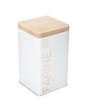 Caja metálica modelo scandi nature para harina 1 kg