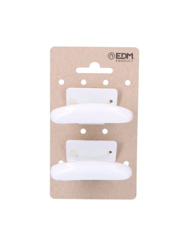 Colgador ropa blanco 2 uds