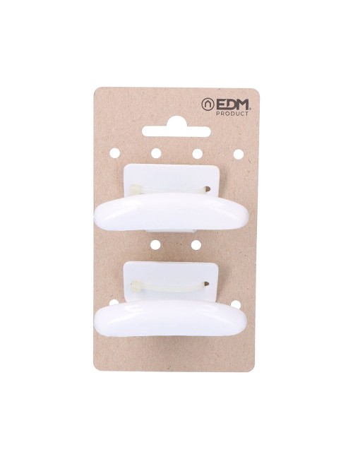 Colgador ropa blanco 2 uds