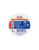 Cinta aislante homologada blanca 19 mm x 10 m