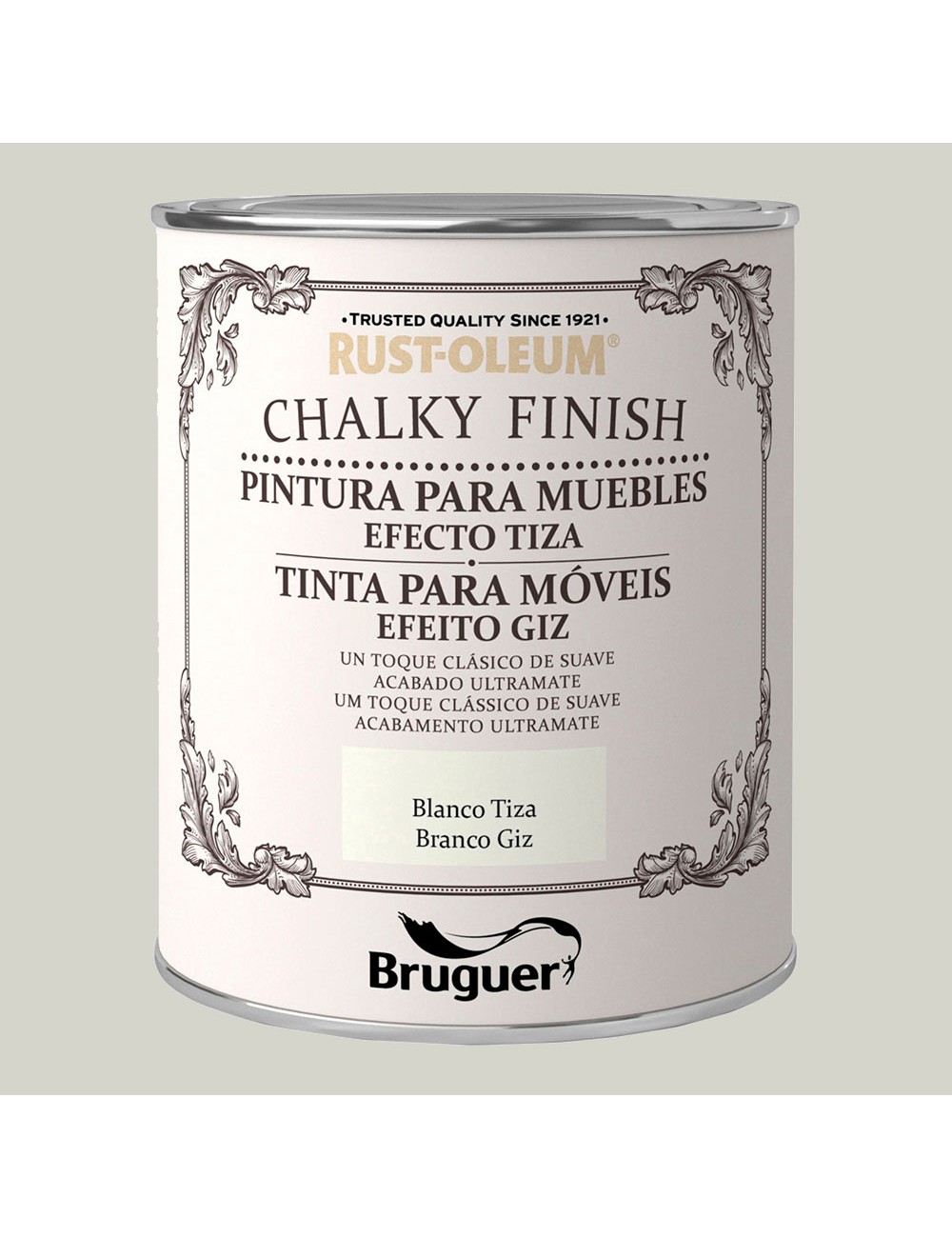 Rust-oleum chalky finish muebles blanco tiza 750 ml