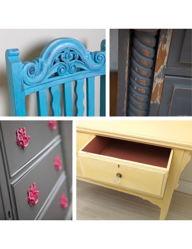 Rust-oleum chalky finish muebles blanco tiza 750 ml