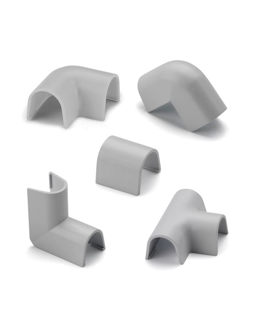 Enlaces surtidos para cablefix gris metalizado 2201, blister 10 unidades