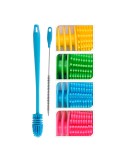 Cepillo limpia botellas colores surtidos, 2 uds