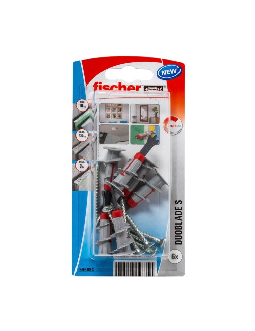 Taco duoblade s + tornillo (blister 6 unid)