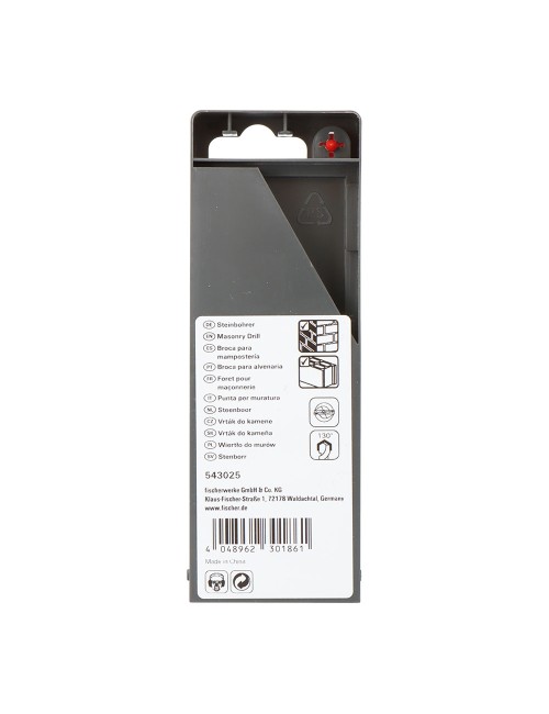 Brocas percusión, juego 5 piezas s ø4,00 / 5,00 / 6,00 / 8,00 / 10,00 mm