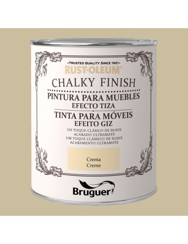Rust-oleum chalky finish muebles crema, 750 ml
