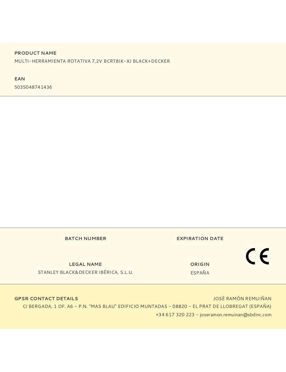 Multi-herramienta rotativa 7,2v bcrt8ik-xj black+decker