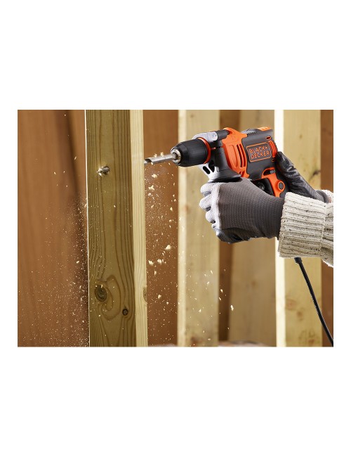 Taladro percutor 710w beh710k-qs black+decker