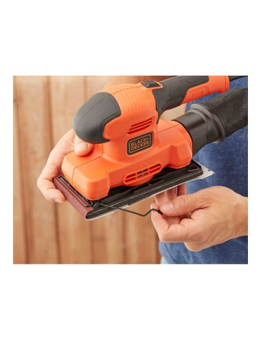 Lijadora orbital 150w de 1/3 bew220-qs black+decker