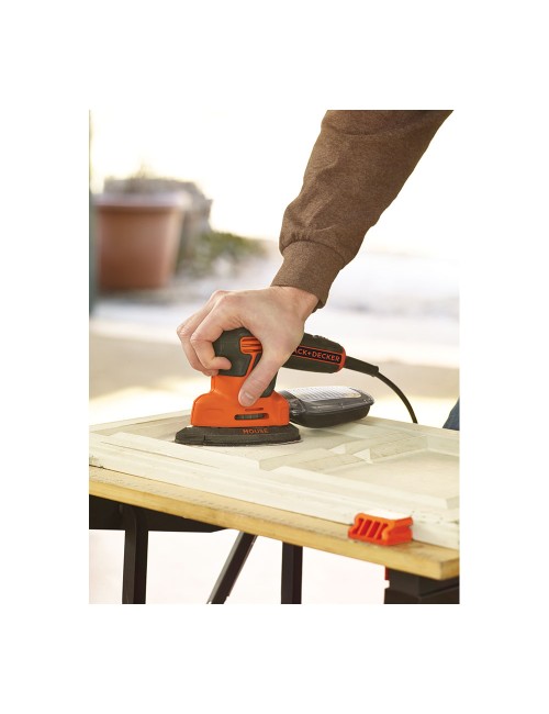 Lijadora de detalle mouse® 120w ka2000-qs black+decker