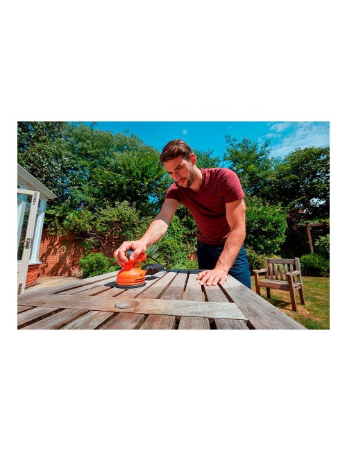 Lijadora rotórbital 230w bew210-qs black+decker