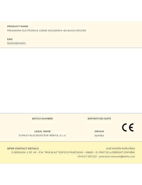 Fresadora electronica 1200w kw1200eka-qs black+decker