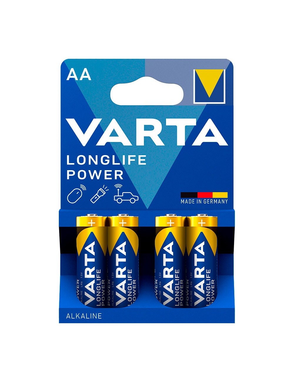 Pila varta alkalina longlife aa - lr06 2 tiras (10 blisters 4 unid.) ø14,5x50,5mm precio por blister Pila varta alkalina longlife aa - lr06 2 tiras (10 blisters 4 unid.) ø14,5x50,5mm precio por blister